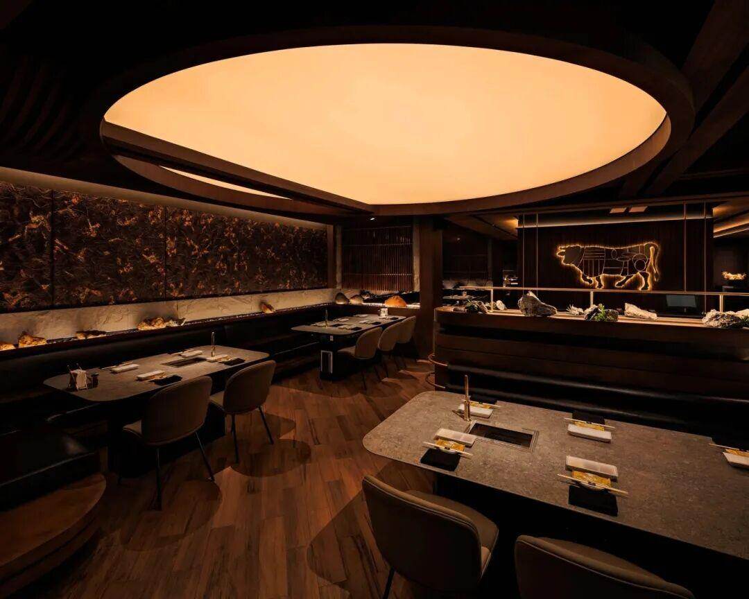 烤肉店灯光设计1